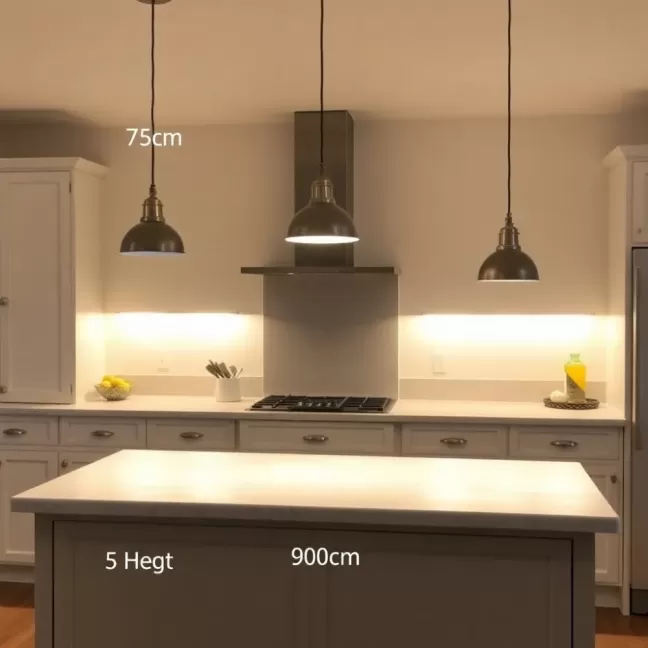 Na jakiej wysokości lampa nad wyspą