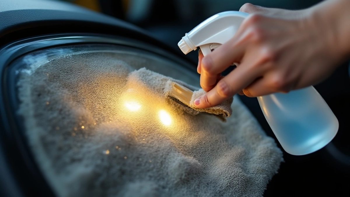 Jak wyczyścić lampy w samochodzie od środka