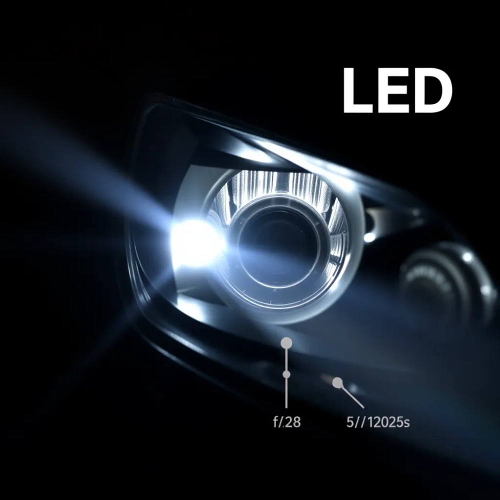 Jakie żarówki H1 LED do lamp soczewkowych