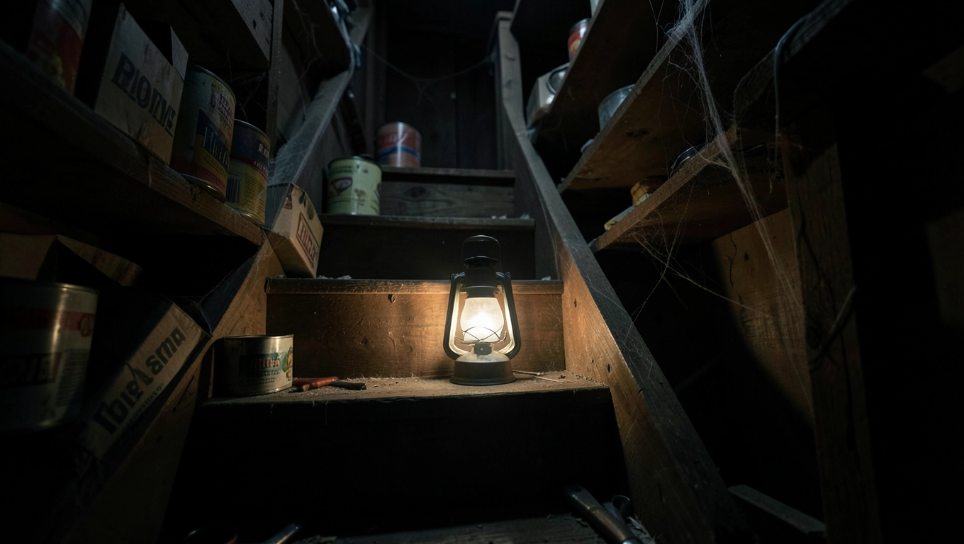 lampa do piwnicy bez prądu