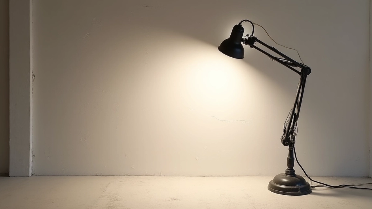 Lampa do szlifowania gładzi