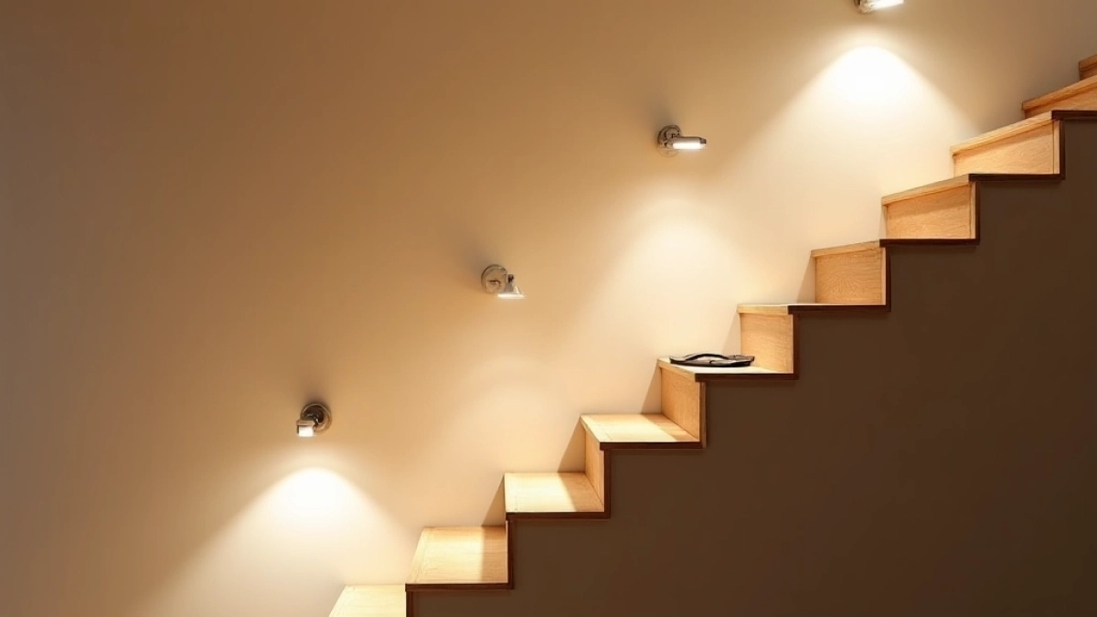 lamperie na klatce schodowej