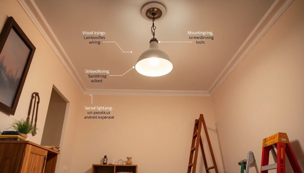 Montaż lampy sufitowej cena Warszawa