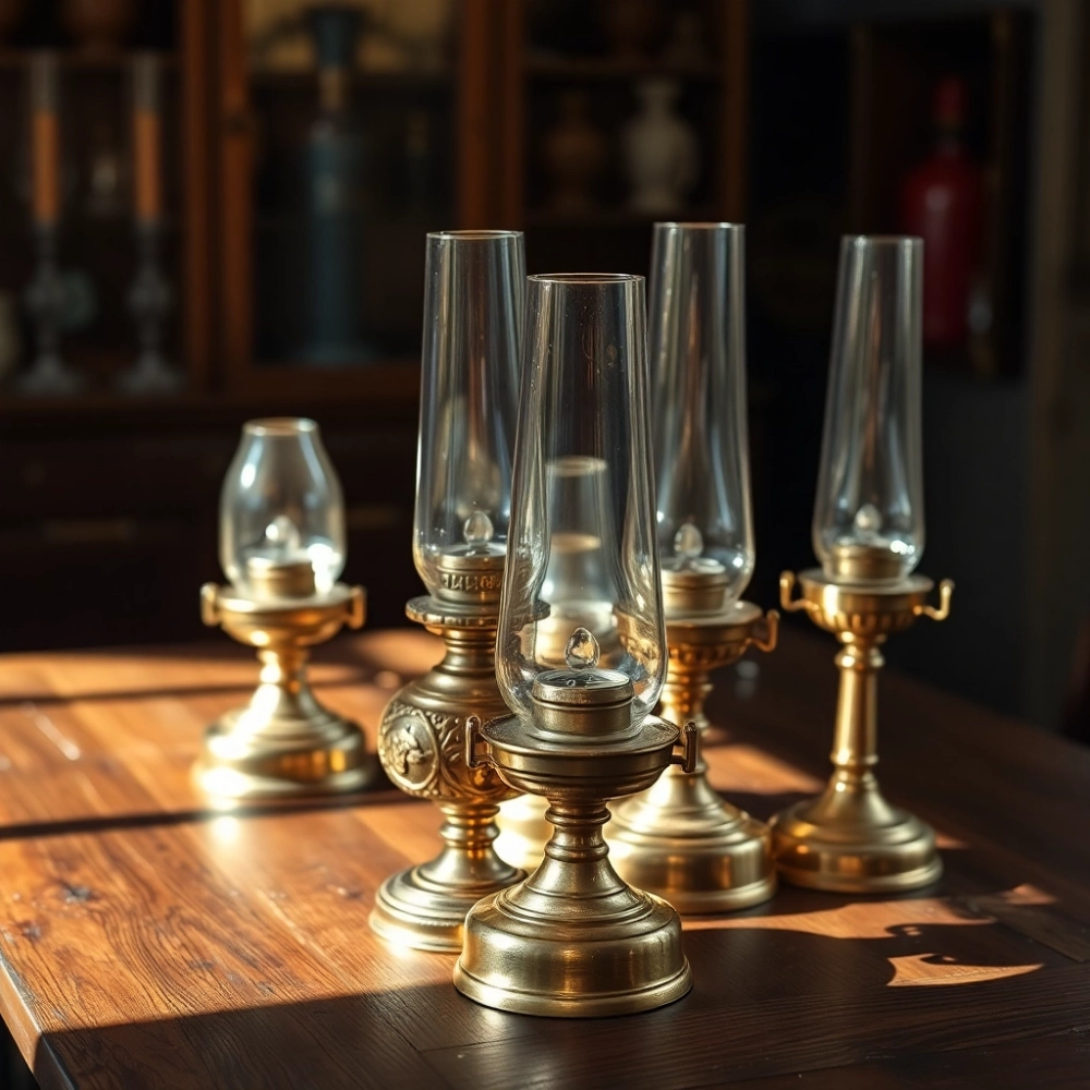 Mosiężne Lampy Naftowe