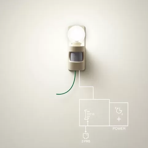 Jak podłączyć lampę z czujnikiem ruchu schemat