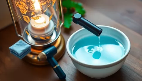 Jak usunąć wosk z lampionu