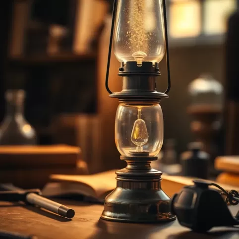 lampa naftowa kto wynalazł