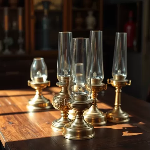 Mosiężne Lampy Naftowe