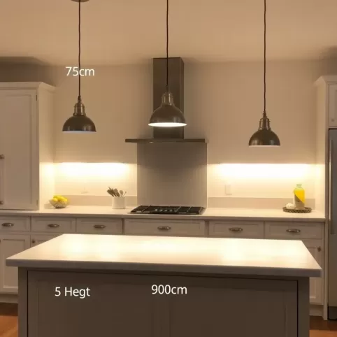 Na jakiej wysokości lampa nad wyspą