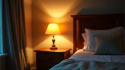 Na jakiej wysokości lampa w sypialni