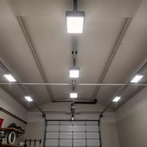 Na jakiej wysokości lampy w garażu